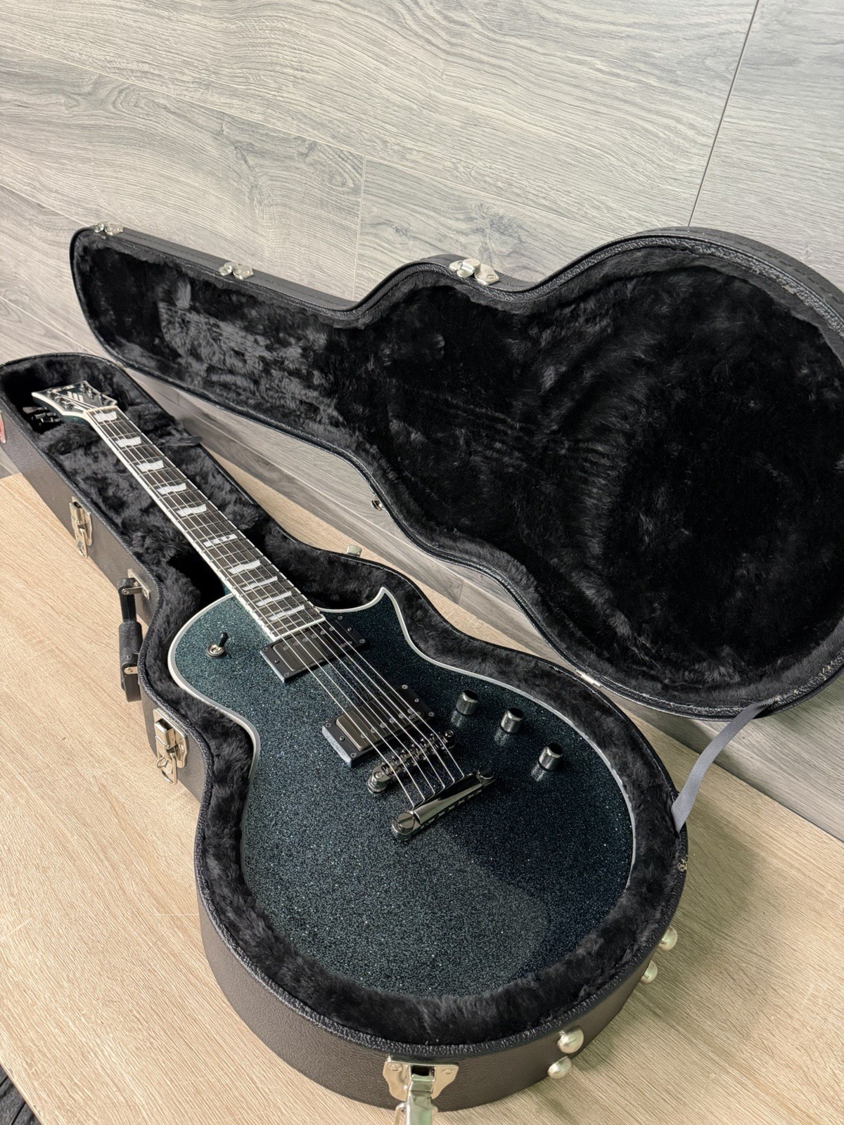 ESP E-II Eclipse Granite Sparkle Electric Guitar w/ Hard Case #3070