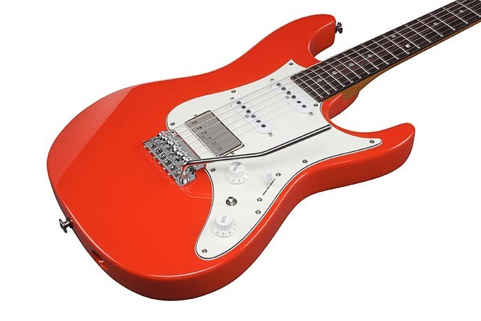 Ibanez AZ2204NW Prestige Electric Guitar Vermillion Red + Hard Case New