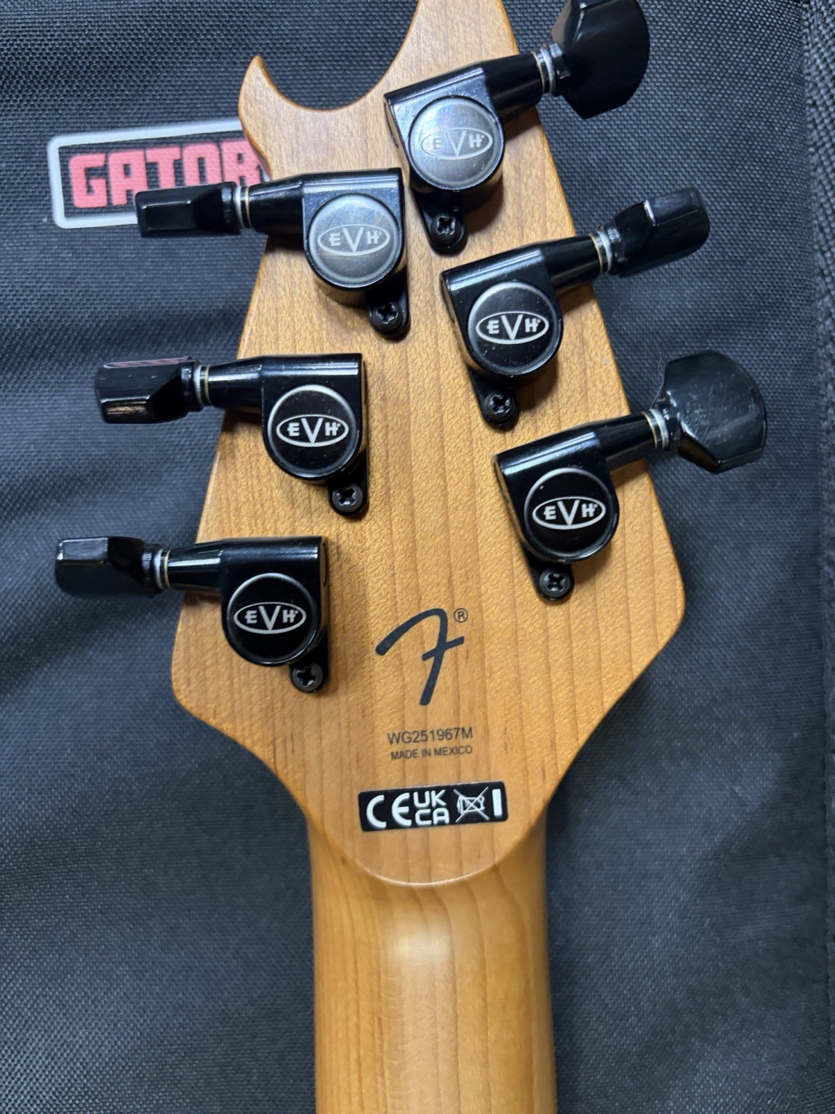 EVH Wolfgang Special T.O.M. Baked Maple Husk White