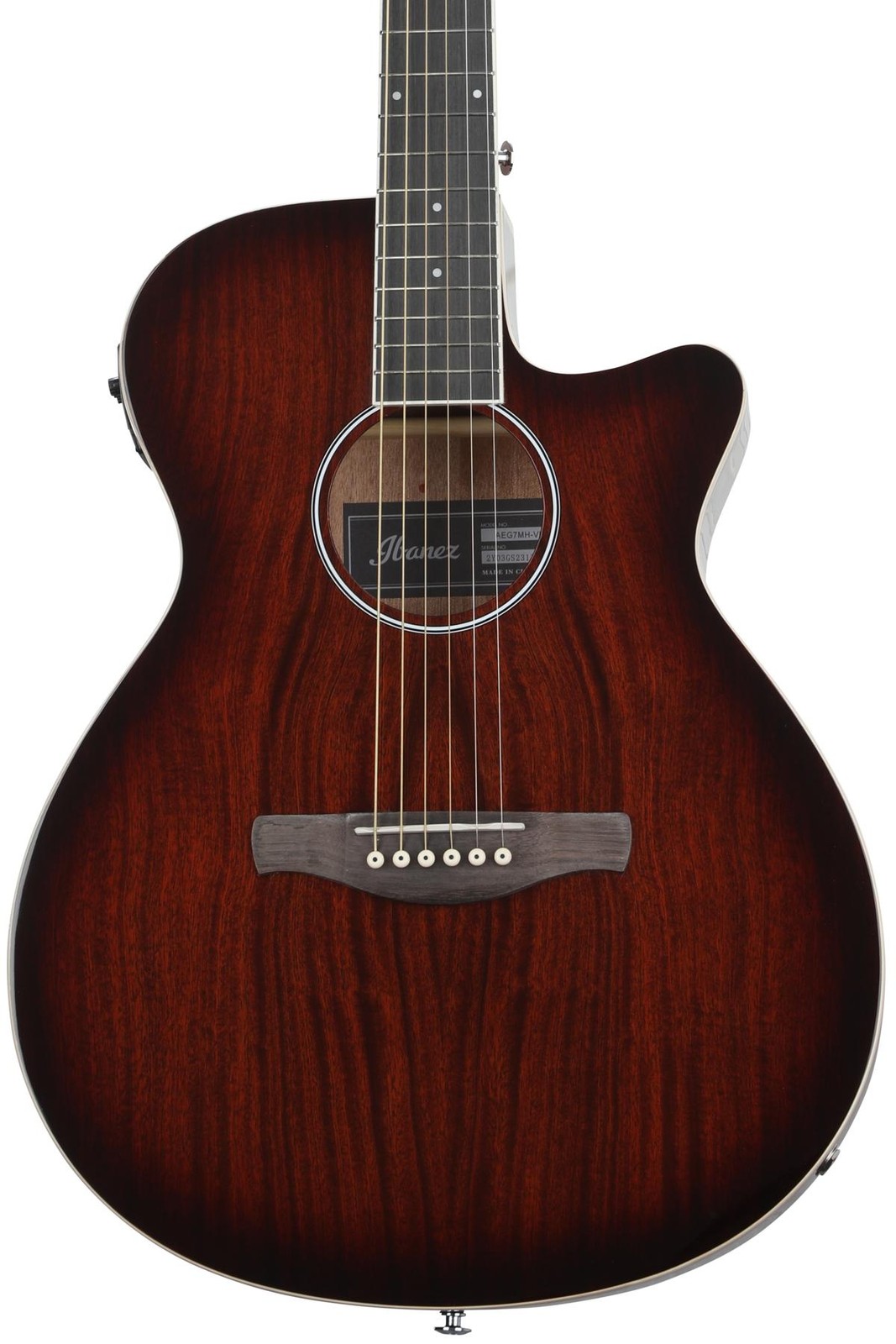 Ibanez AEG7MHVLS + Snark ST-8 + Dunlop PVP101 + Levy’s M8POLYA-BLK Value Bu