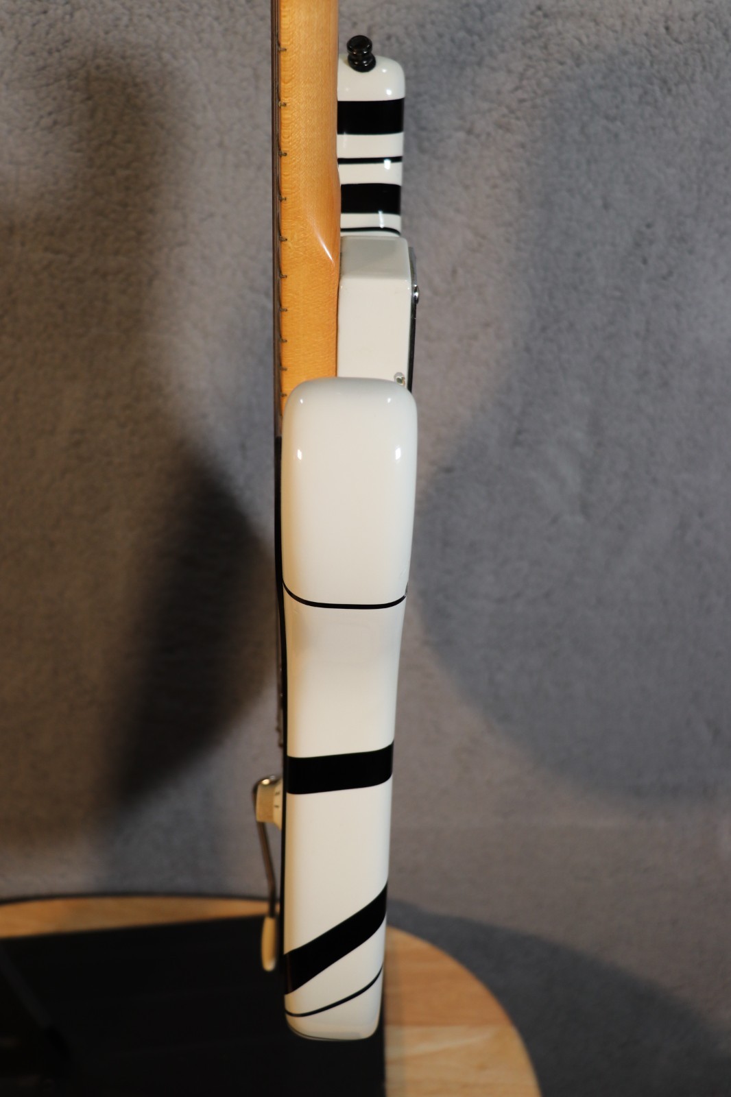 1984-87 Squier Fender Stratocaster E Series MIJ Frankenstein Black White Japan
