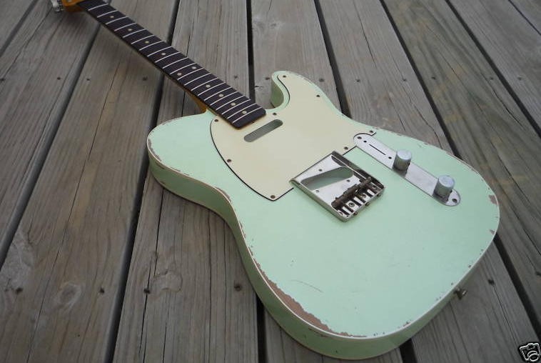 MJT Official Custom Order Aged Nitro Bound Body USACG Neck Combo Kit Mark Jenny
