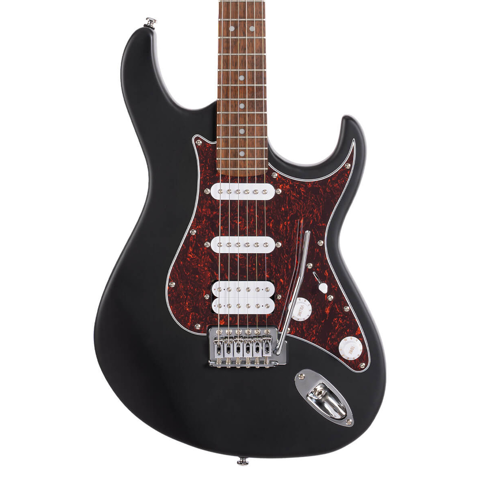 Cort G110 Double Cutaway Electric Guitar – Open Pore Black – Open Box