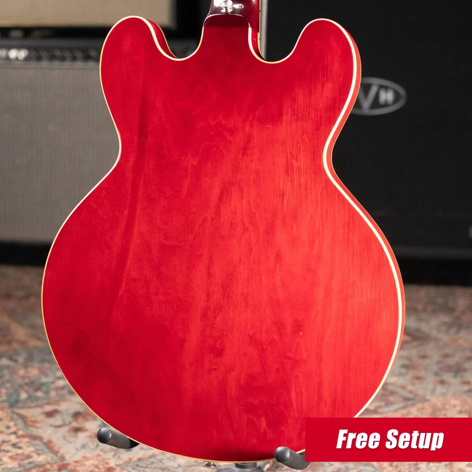 Gibson 1961 ES-330TC Thinline Hollow Body Electric Guitar Cherry with Hardshell