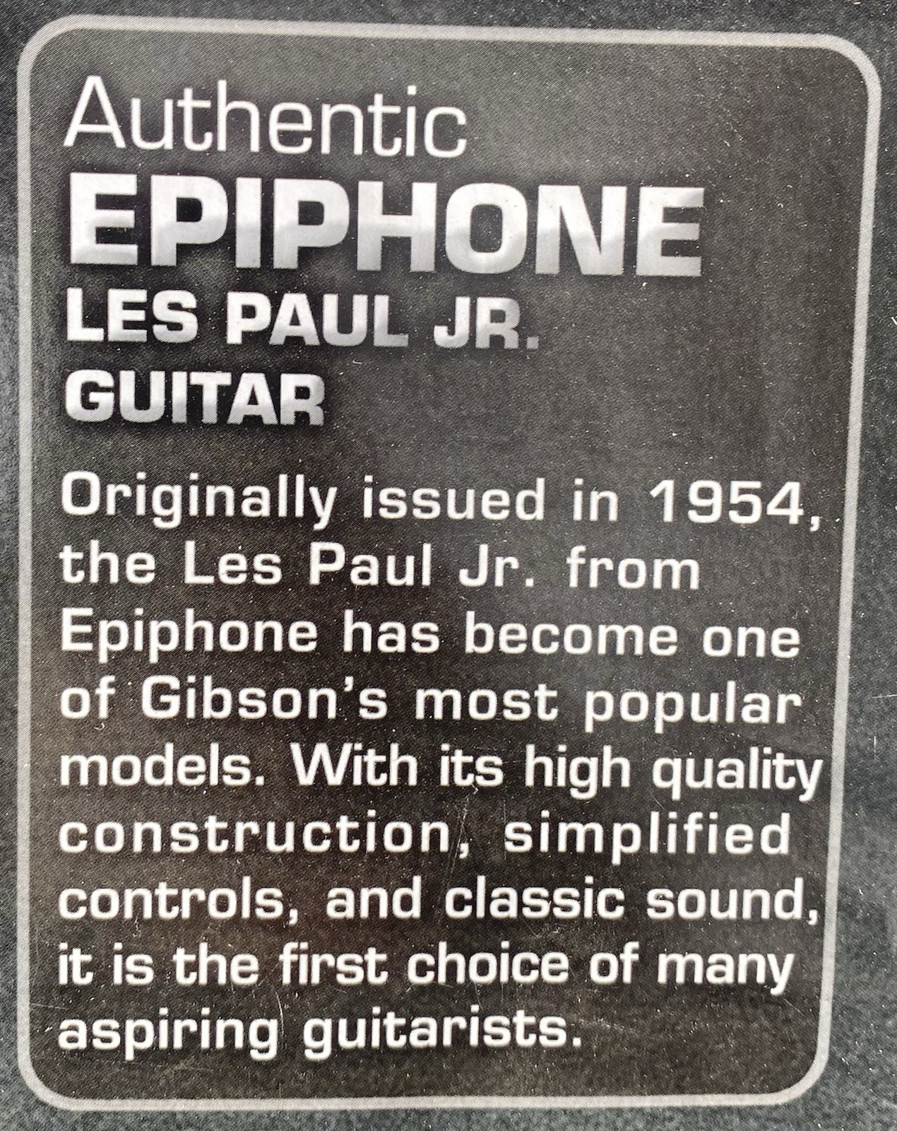 Epiphone Les Paul Junior Model Electric Guitar