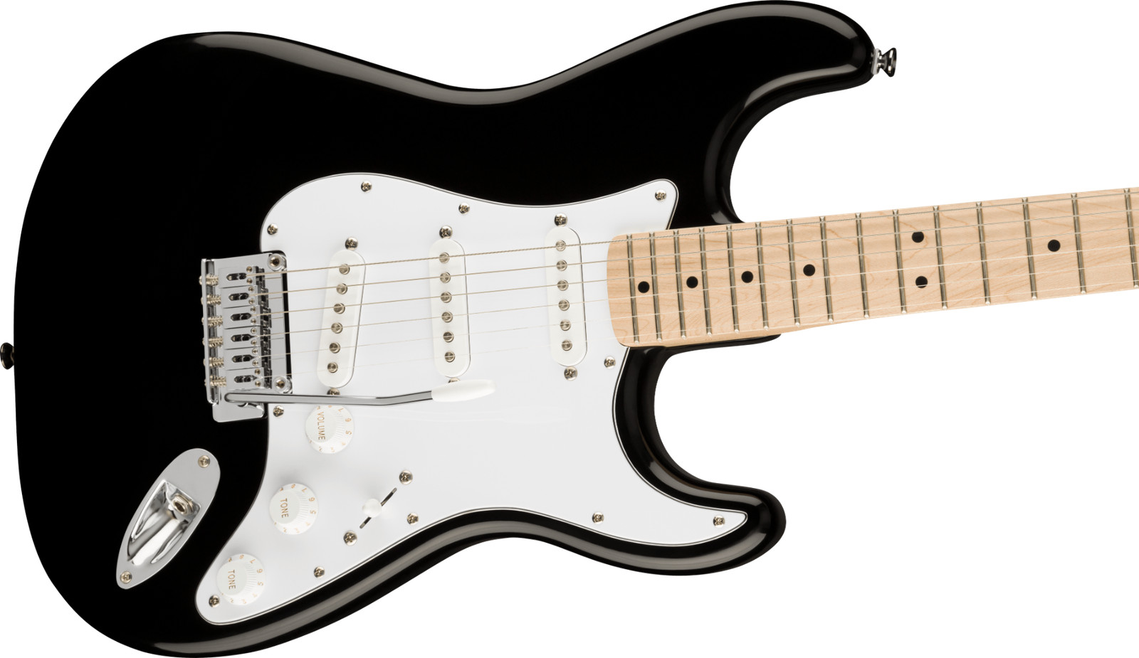 Squier by Fender Affinity Series Stratocaster Electric Guitar in Gloss Black