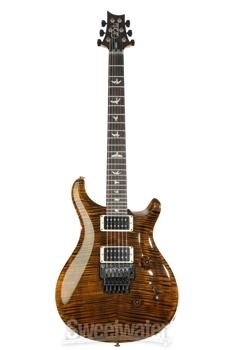 PRS Custom 24 “Floyd” Electric Guitar – Tiger Eye, 10-Top