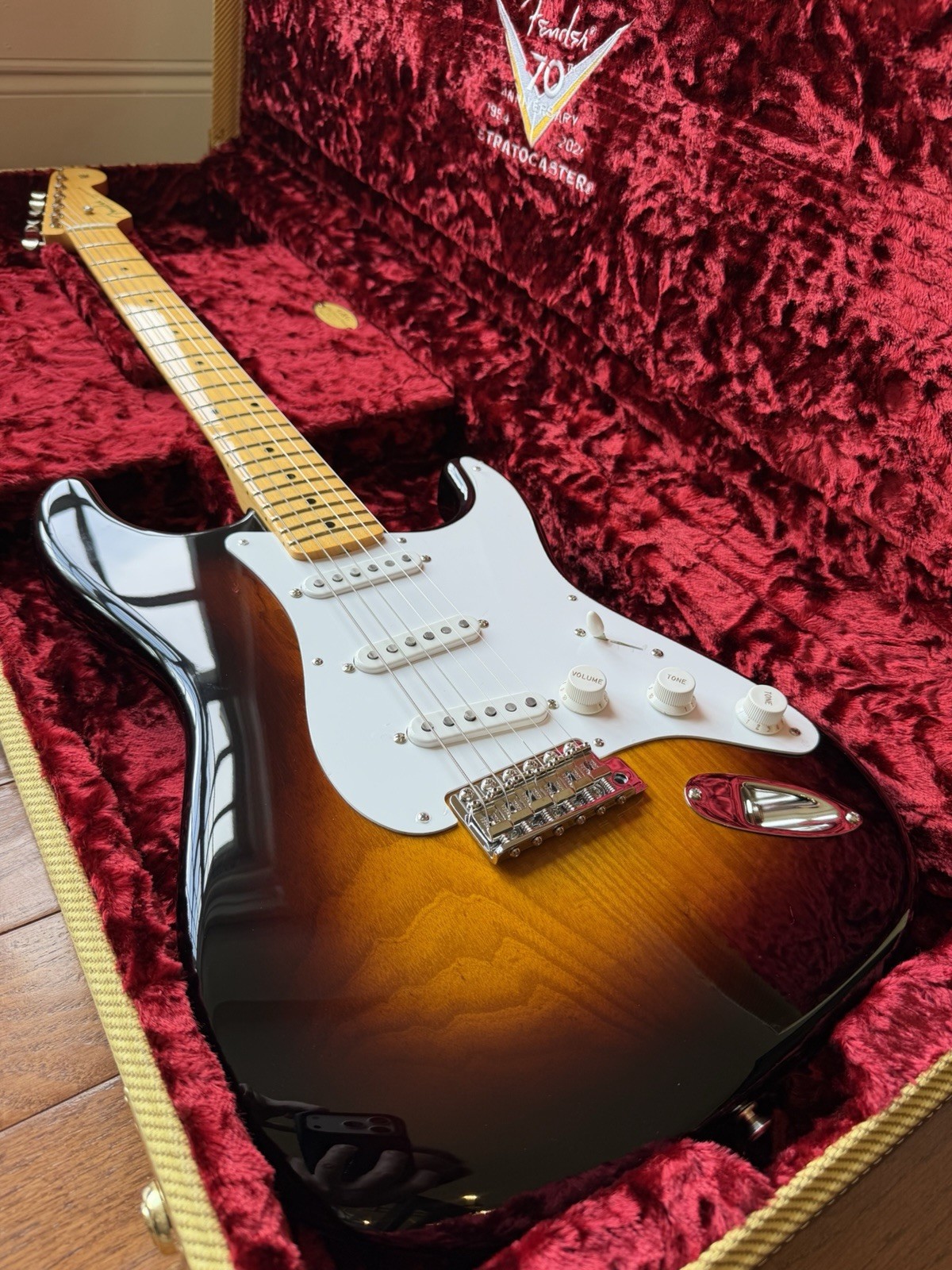 2026 Fender Custom Shop ‘54 Stratocaster B4 NOS 2 Color Sunburst