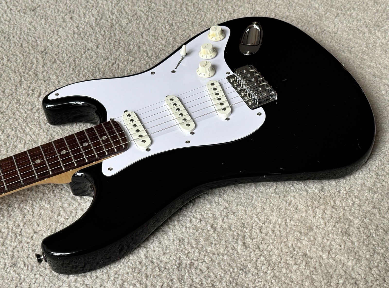 1996 Squier by Fender #NC6 Series Anniversary Stratocaster Excellent Condition