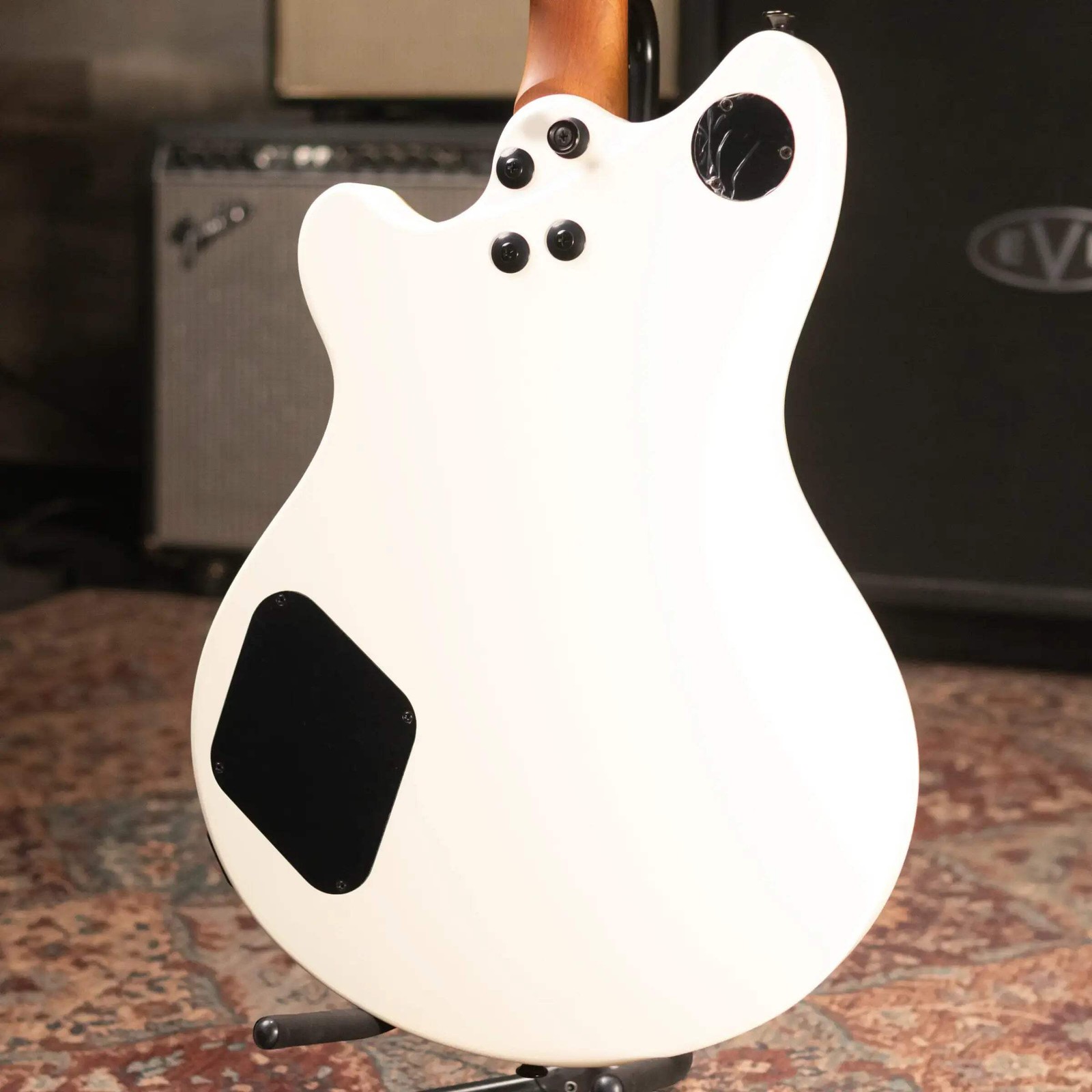 EVH SA-126 Standard Semi-Hollow Electric Guitar – Satin Vintage White