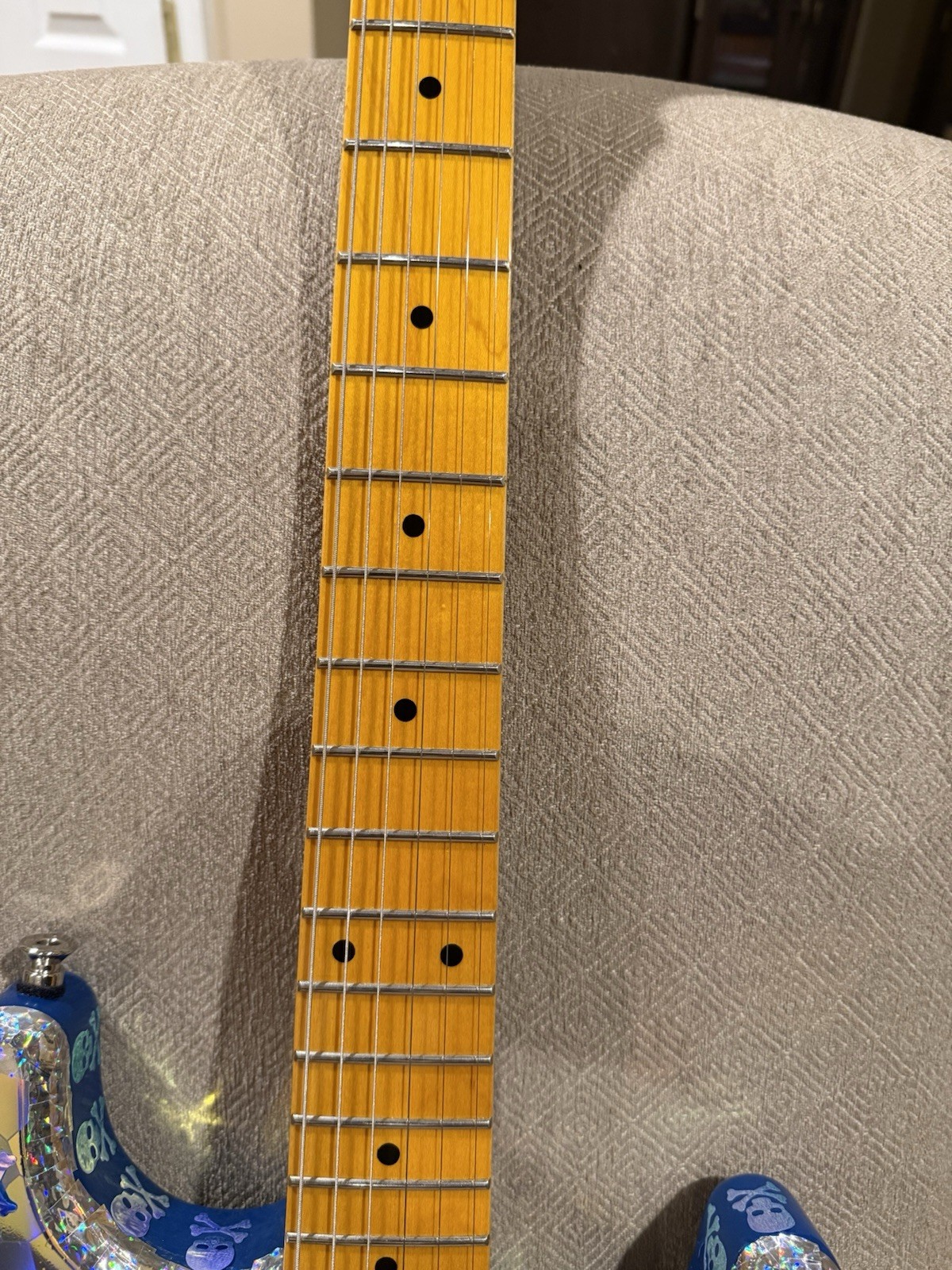 Stratocaster Electric Guitar W/Fender S-1 Switch, Locking Tuners And Gig Bag