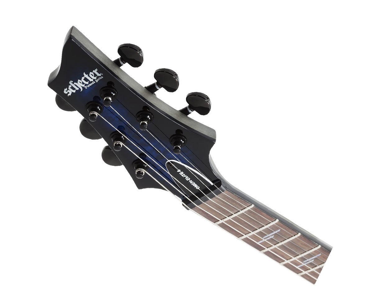 Schecter Omen Elite-6 Electric Guitar – See Thru Blue Burst – Open Box