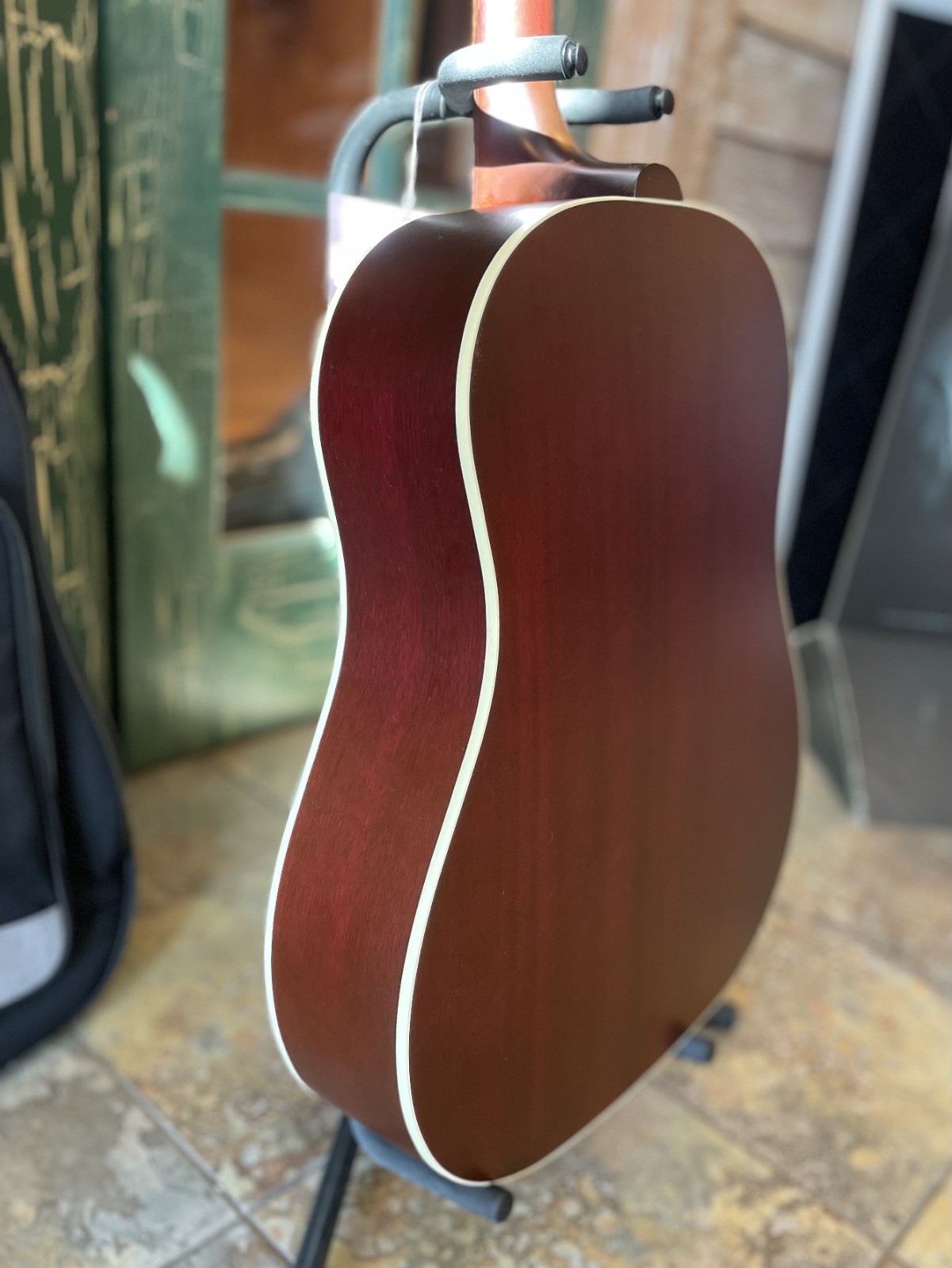 Gibson J-45 Special Acoustic Electric Guitar in Satin Wine Red w/ Gibson Case