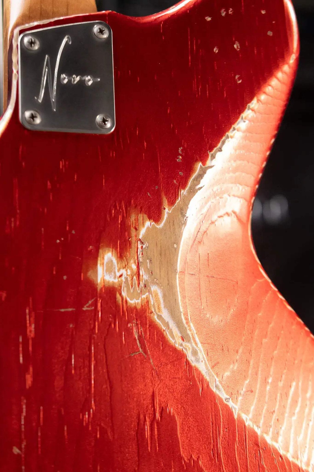Novo Custom Shop Serus J Medium Distress Electric Guitar – Candy Apple Red with