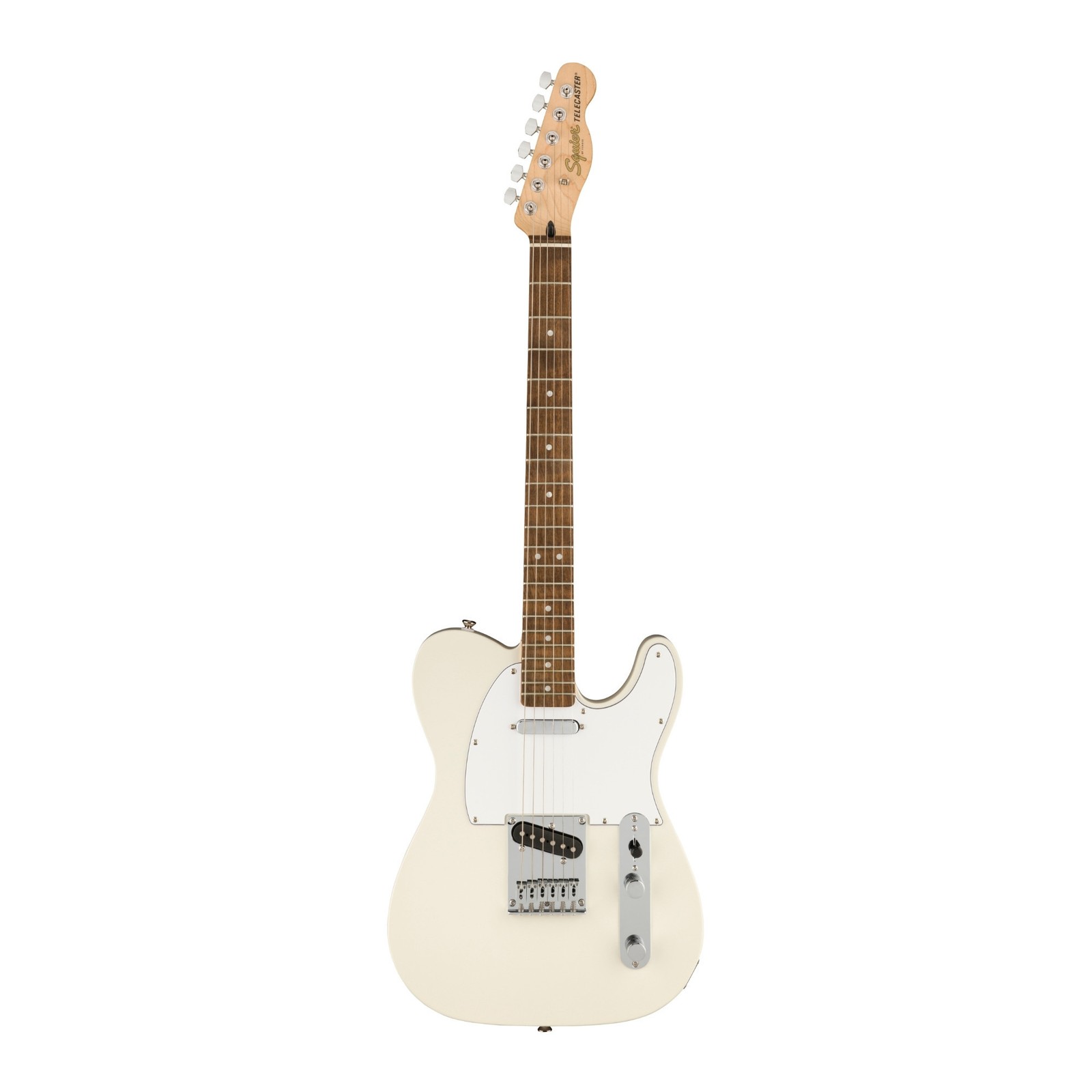 Squier Affinity Series Telecaster Electric Guitar (Olympic White) with Gig Bag