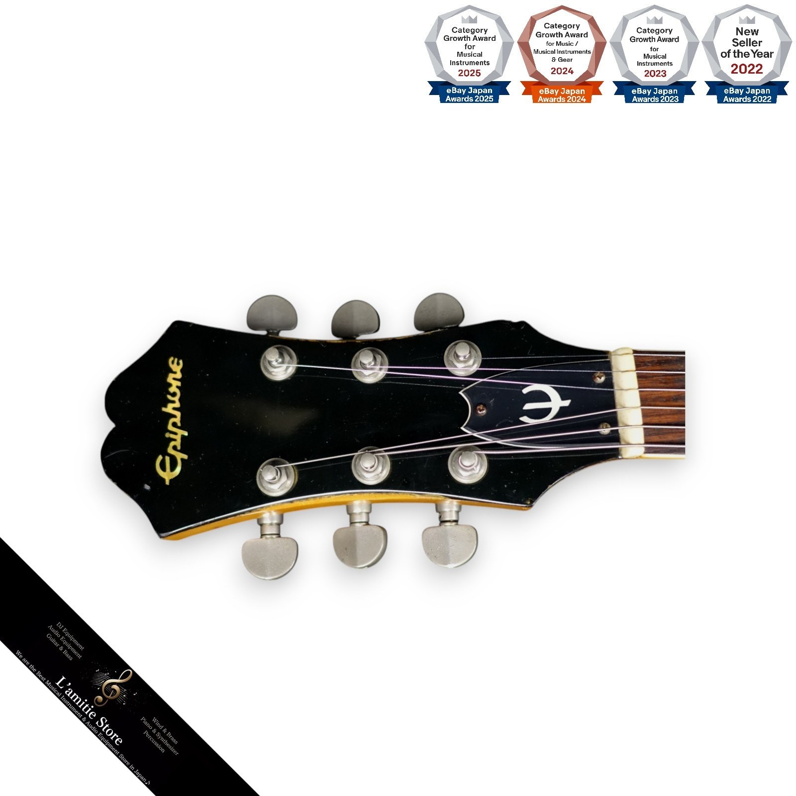 Epiphone Casino 1987 Vintage Natural SemiHollow Guitar Japan