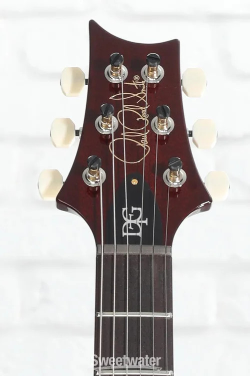 PRS DGT Semi-Hollow Electric Guitar with Birds Inlays – Dark Cherry Sunburst,
