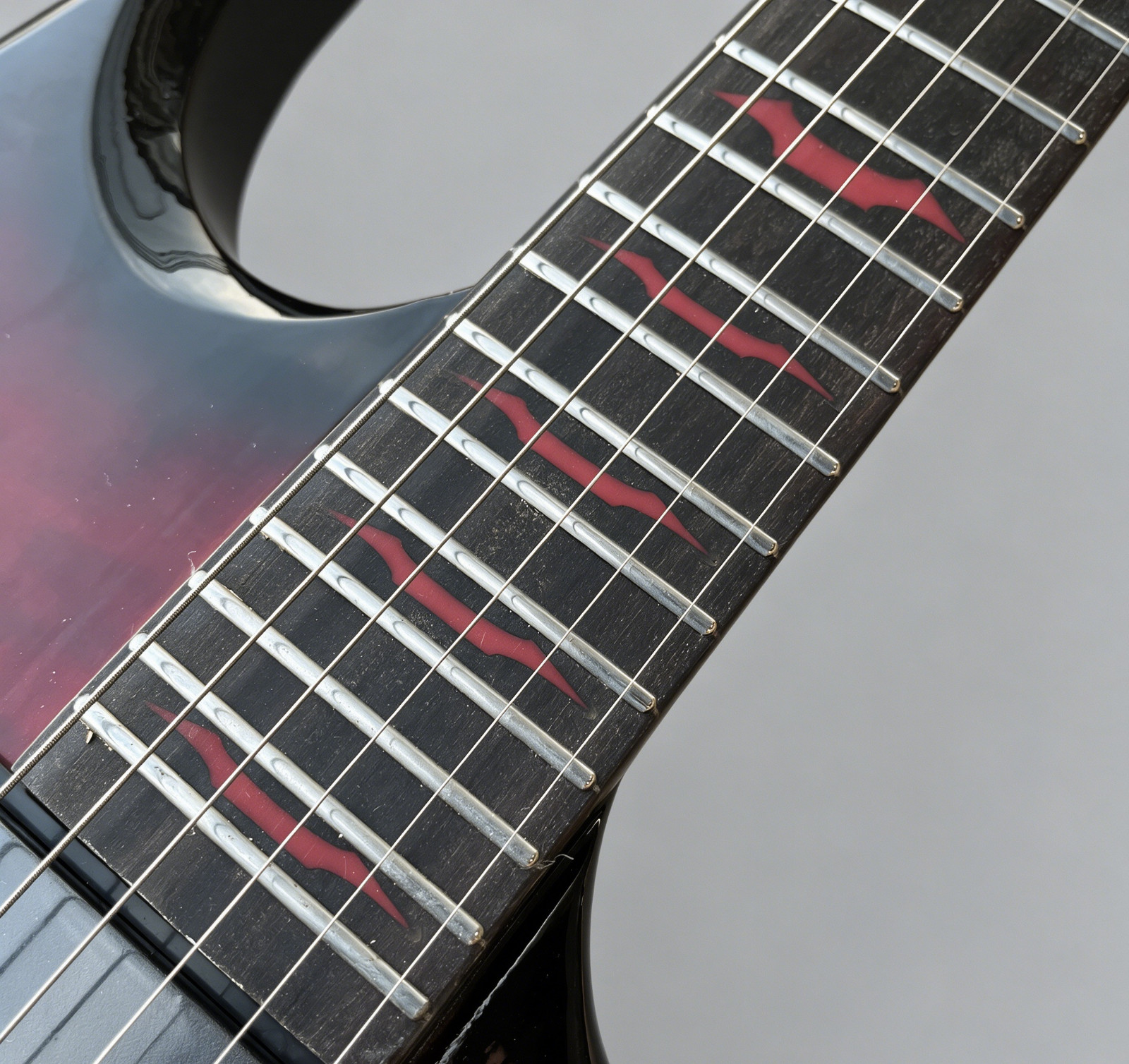 IN STOCK BC RED Warlock Electric Guitar Black Tremolo HH Hardware Free Ship