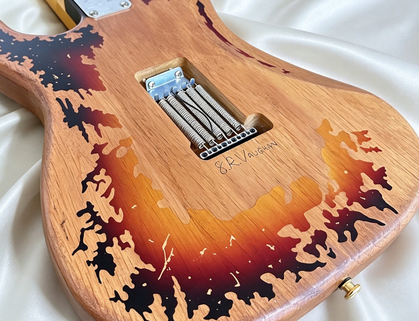 Relic SRV Electric Guitar Stevie Ray Vaughan Tribute ST Electric Guitar