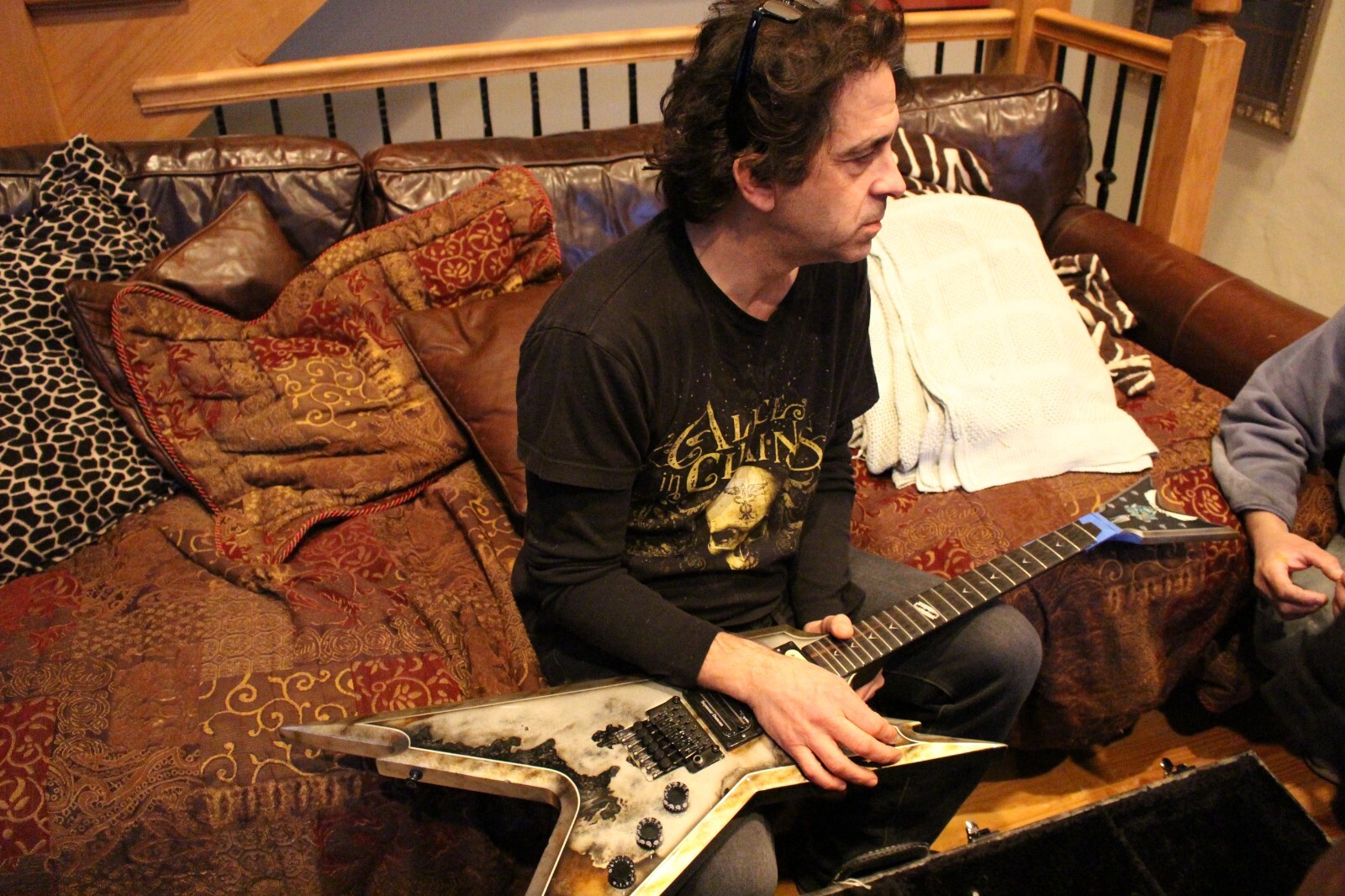 Dean USA Rust Razorback guitar from Dean’s custom shop