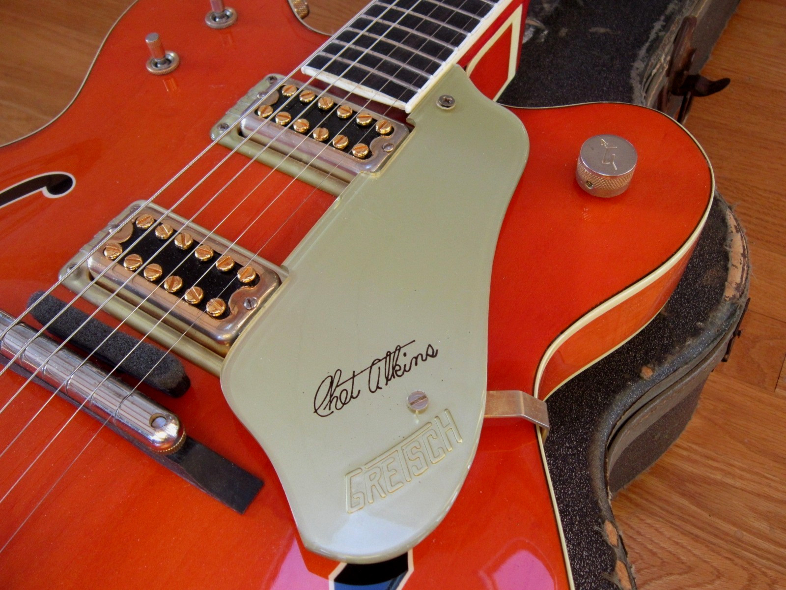 1964 Gretsch Chet Atkins Nashville 6120 DC – excellent + no binding rot!!!