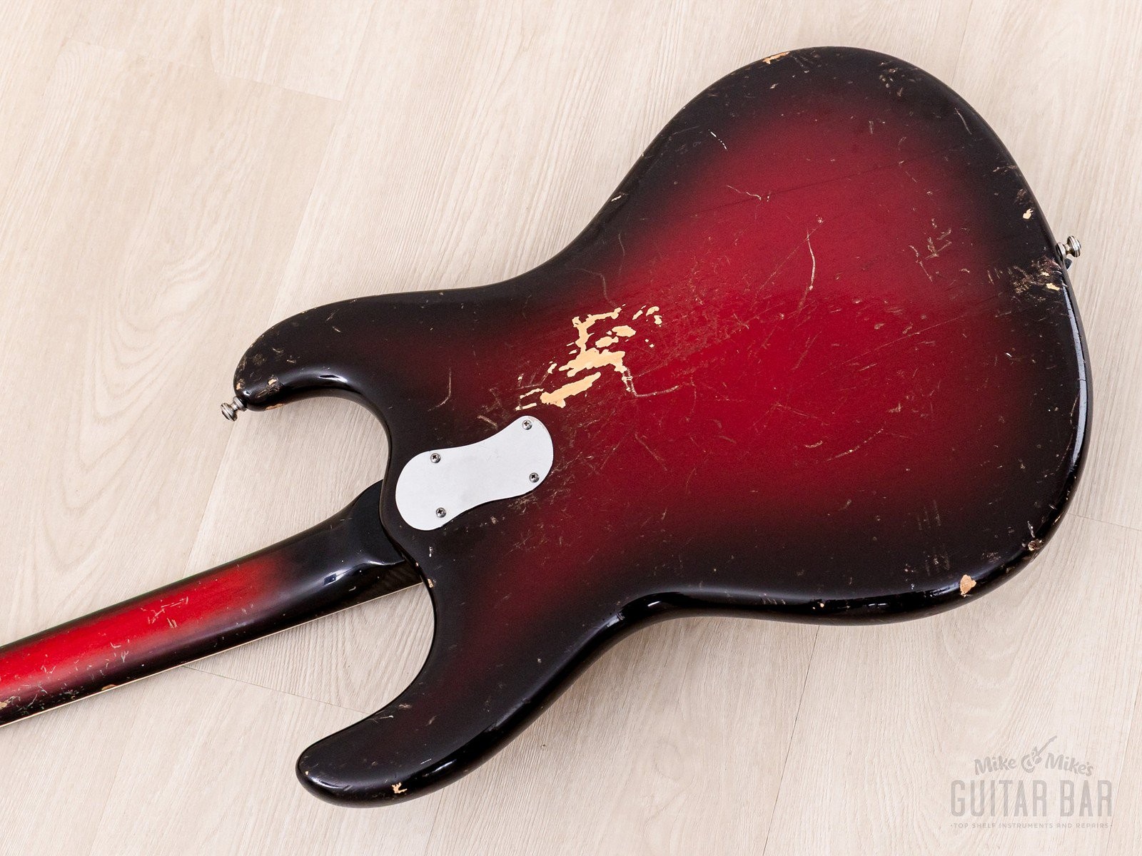 1964 Mosrite Ventures Model Vintage Guitar Red Sunburst w/ Vibramute, Case