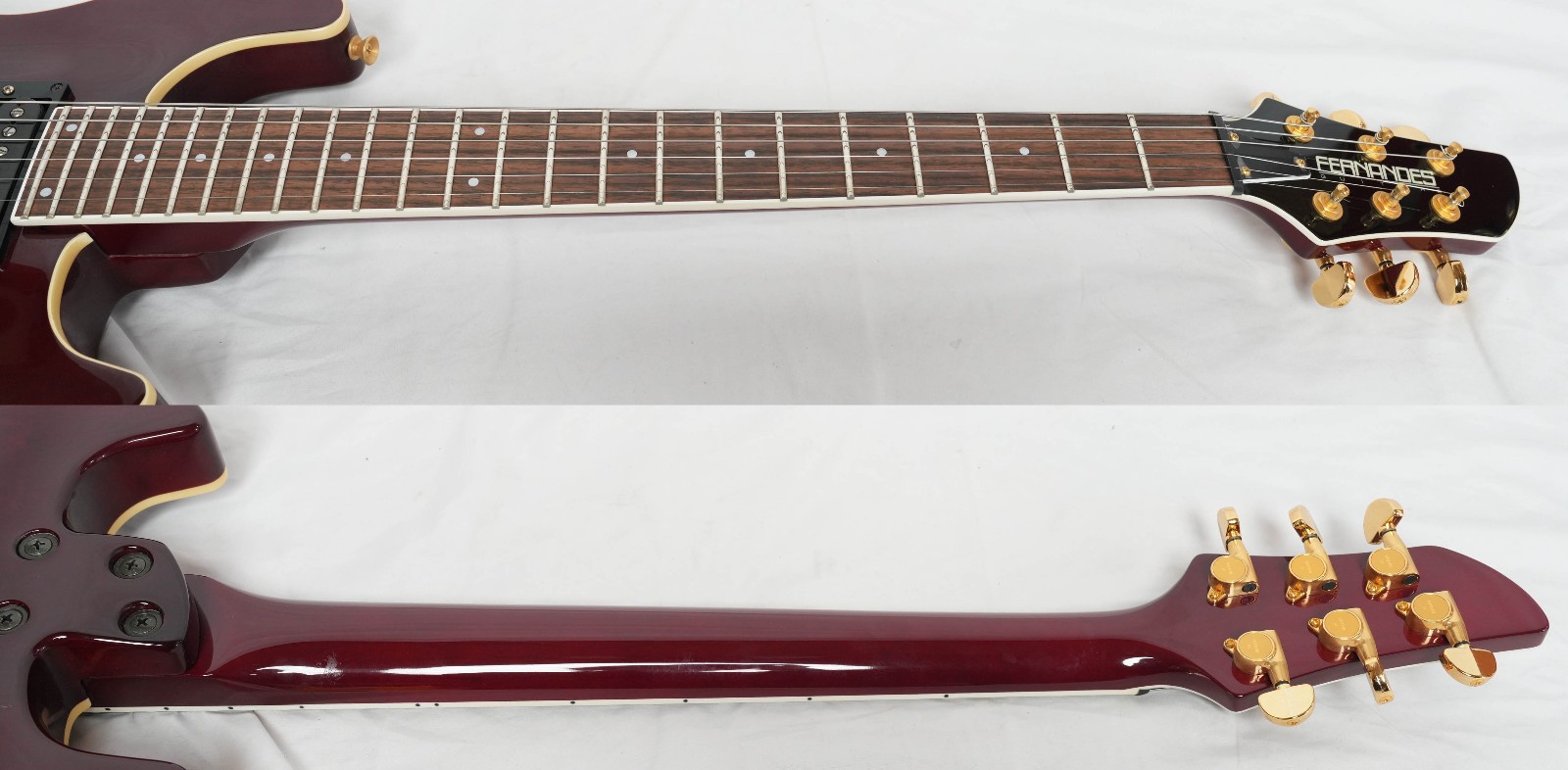 FERNANDES APG-55 Wine Red Good condition