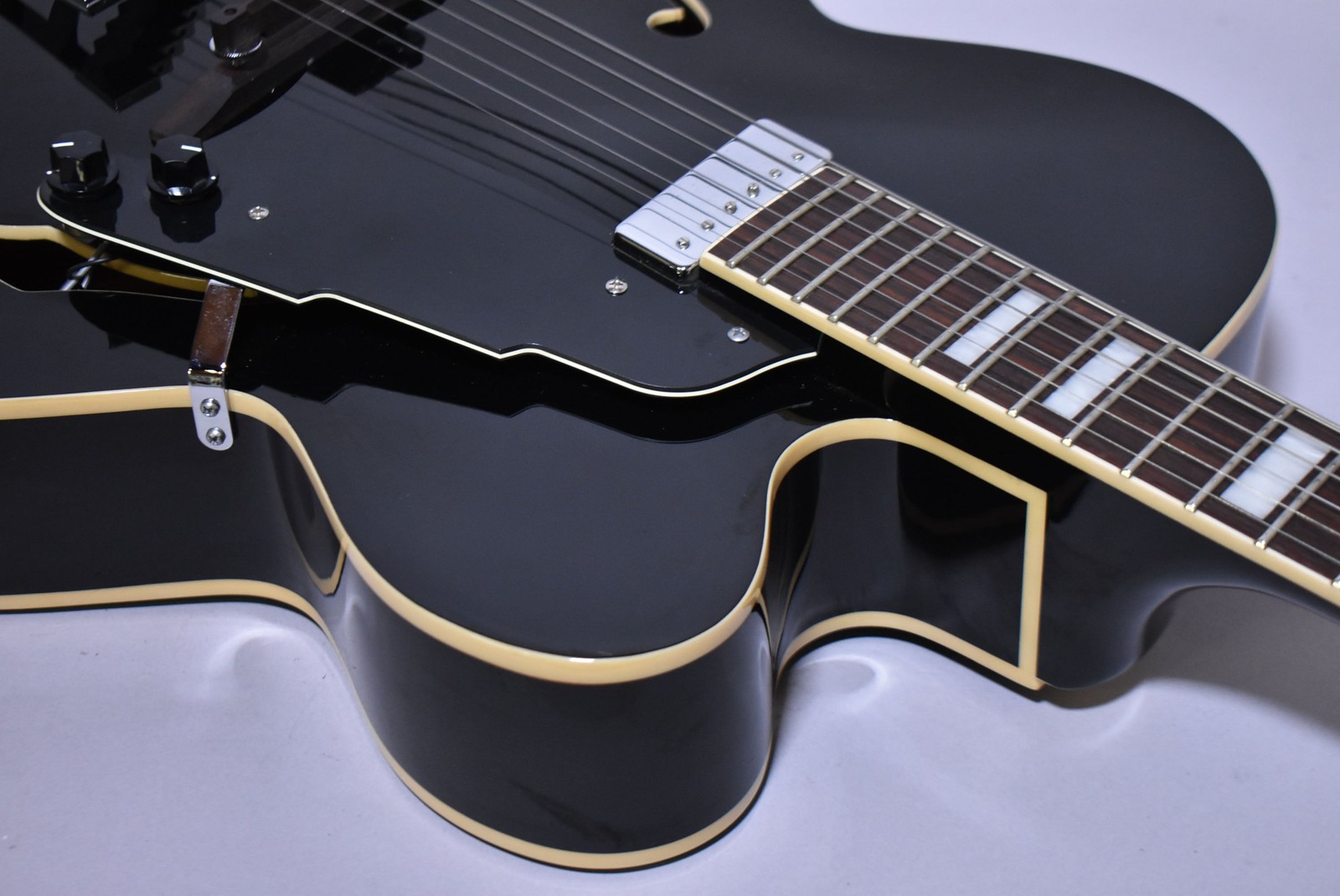 D’Angelico Premier EXL-1 Hollowbody Archtop Electric Guitar Black Finish