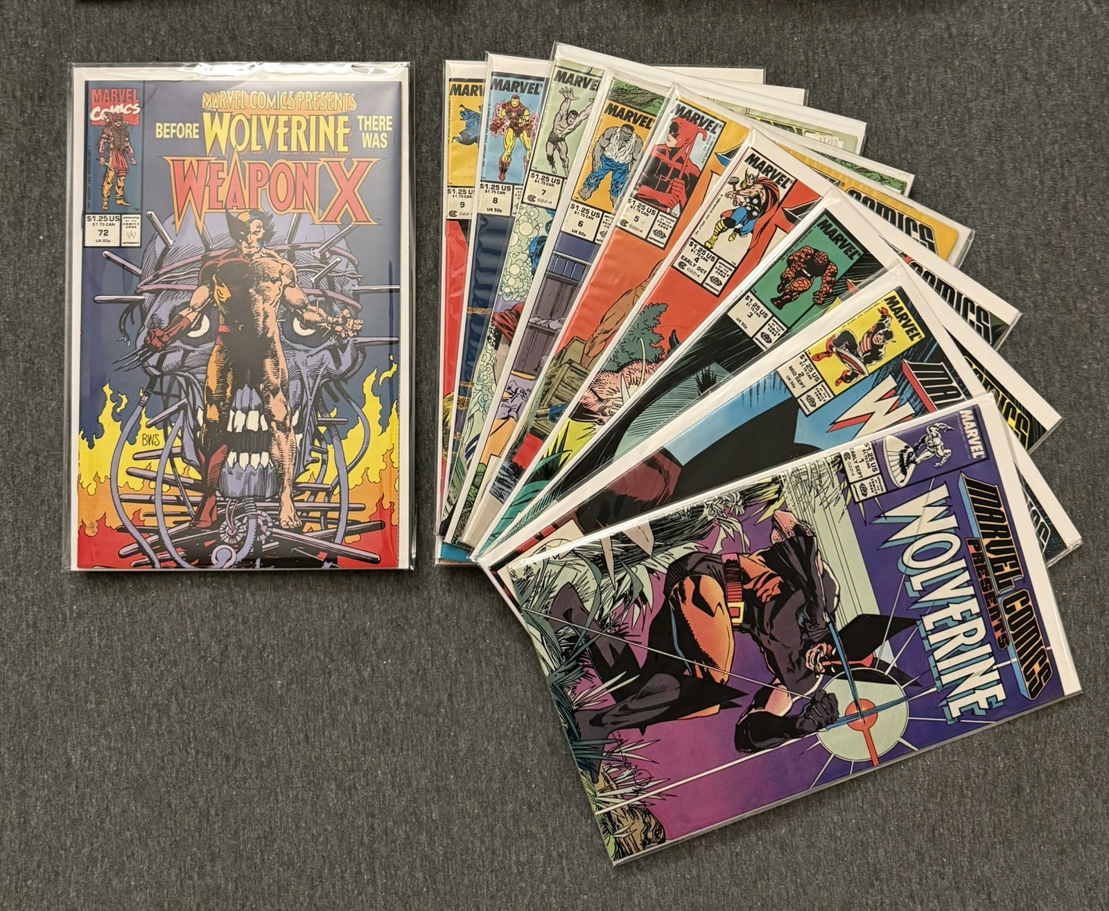 Marvel Comics Presents #1-175 Full Run Lot 1988-1995 Weapon X Wolverine HI GRADE