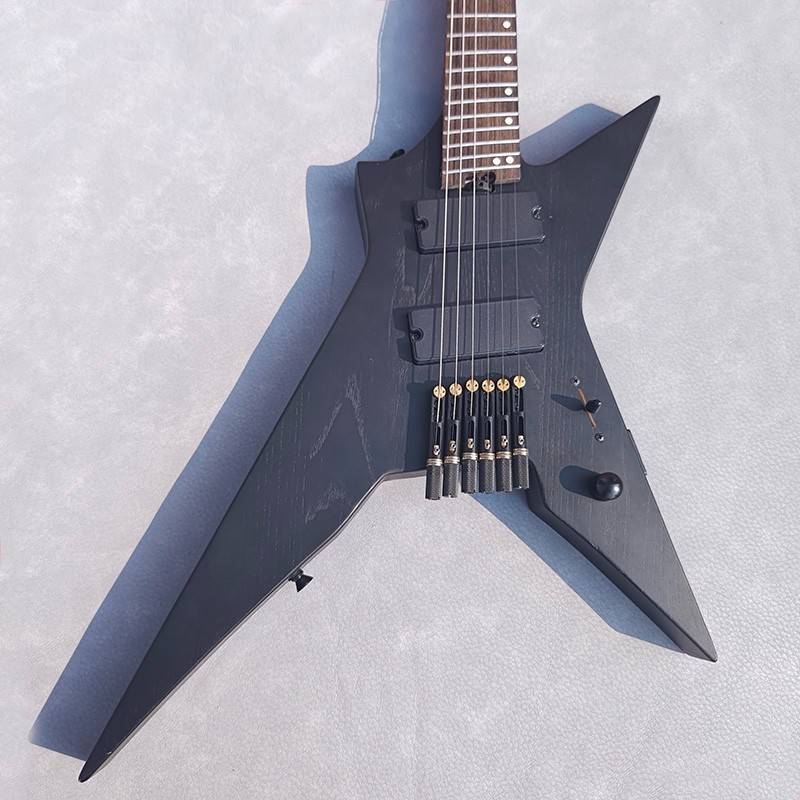 Alien electric guitar, peach blossom core body, maple neck, rosewood fingerboard