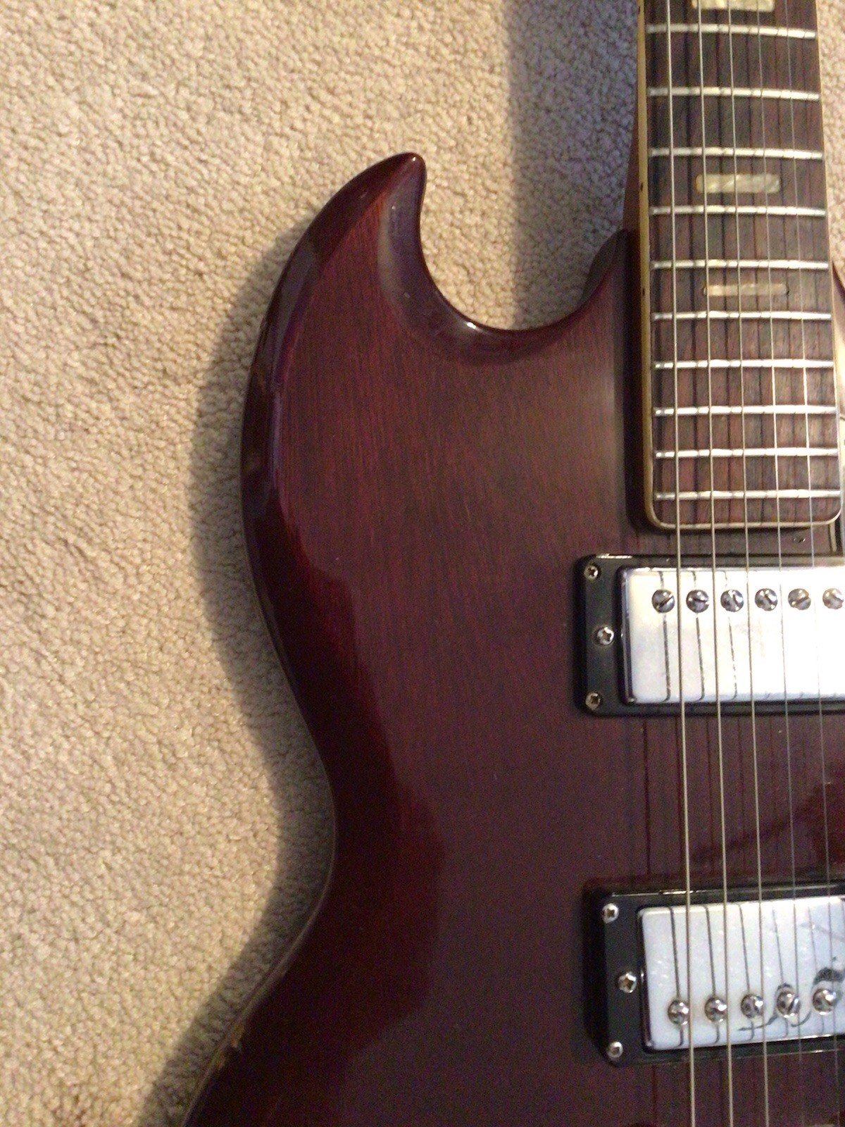 Vintage 60’s – 70’S Japanese SG Copy. Excellent condition. All Original Complete