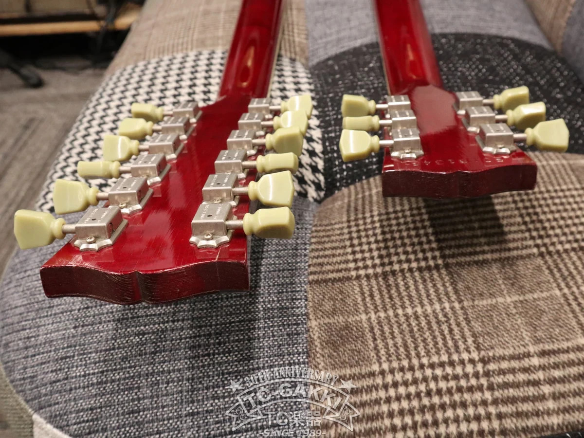 Gibson EDS-1275 Double Neck Heritage Cherry USA 1991 SG Solid Electric Guitar