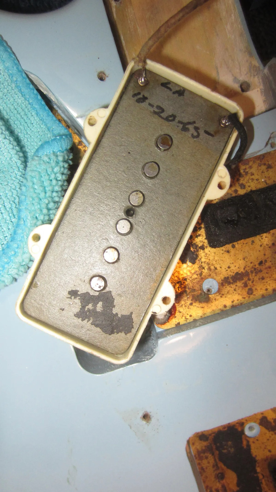 Vintage 1965 Fender Jazzmaster Daphne Blue With Original Hardshell Case