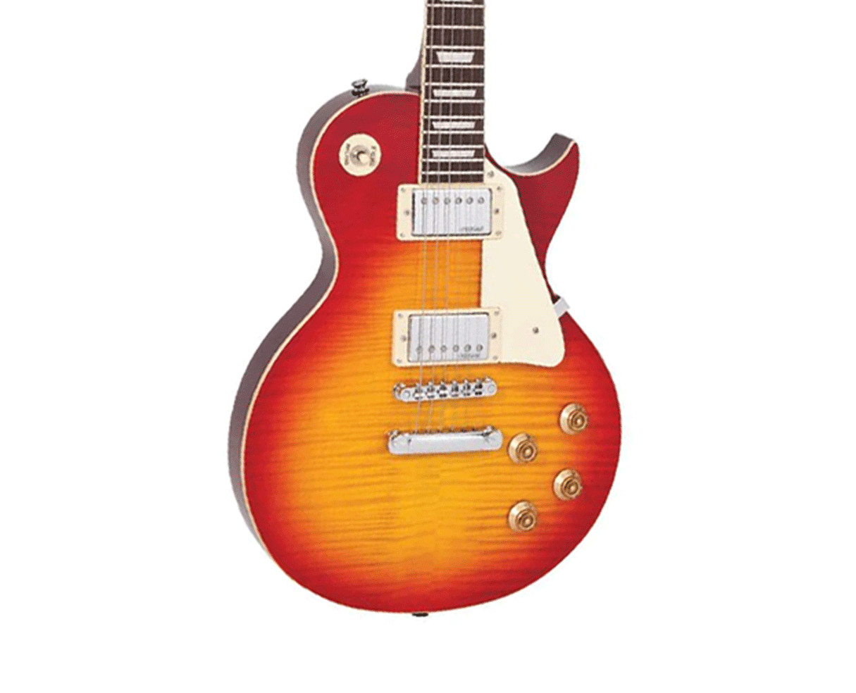 Vintage ReIssued Series V100 ‘Flame Top’ – Flm Cherryburst – Open Box