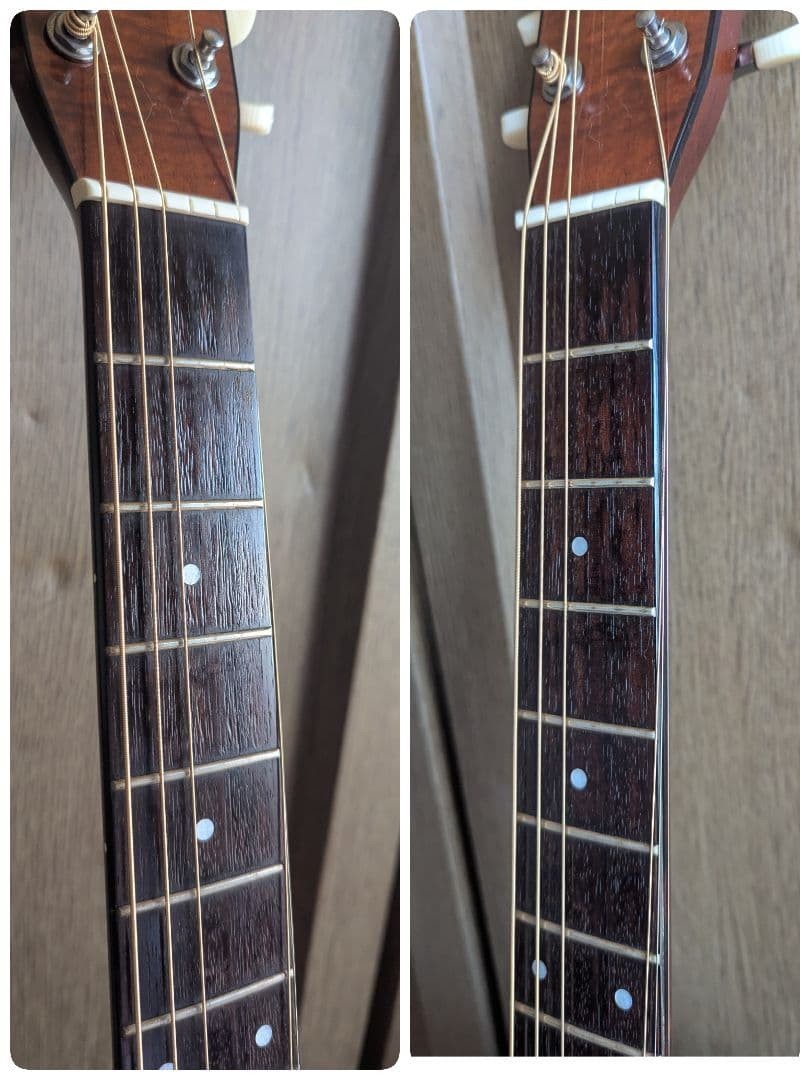Rare Morris MF-702 MIJ Acoustic Guitar Solid Spruce Top Hawaiian Koa w/ Case