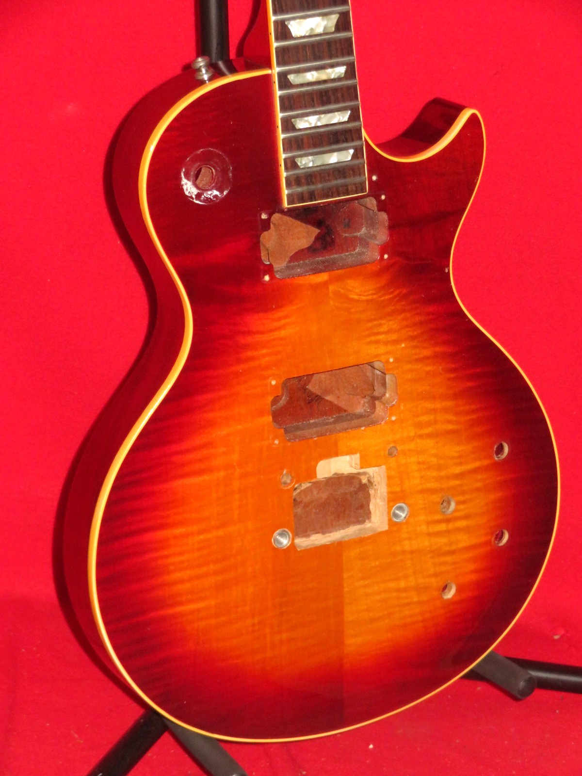 Gibson 1981 Cherry Burst Flamed Les Paul Heritage 80 Body & Neck