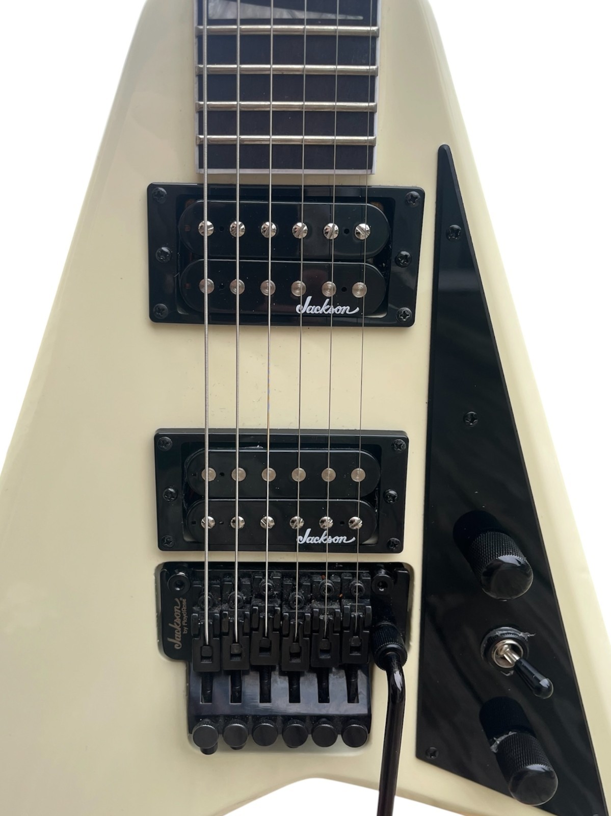 Jackson JS32 Ivory Randy Rhoads Guitar w/ Floyd Rose & Gator Extreme Gig Bag