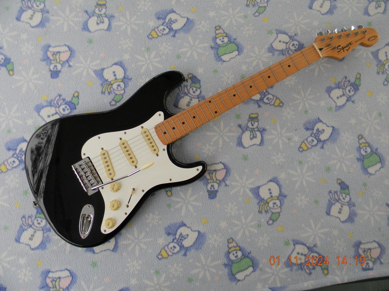 Korean Made Squier Bullet Stratocaster, SSS, Maple Neck,All Original,Very Nice