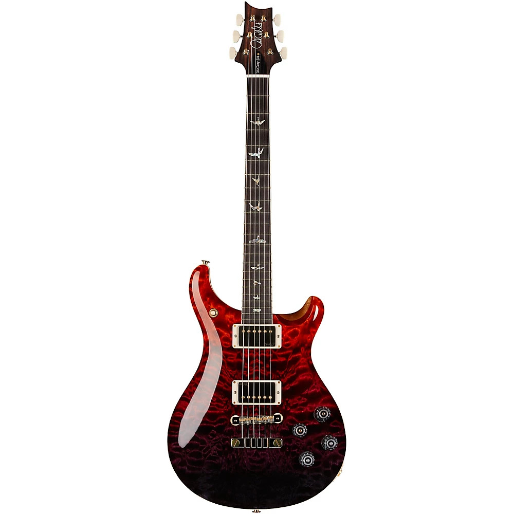 PRS Wood Library McCarty 594 Guitar Fire Red to Gray Black Fade 197881469856 RF