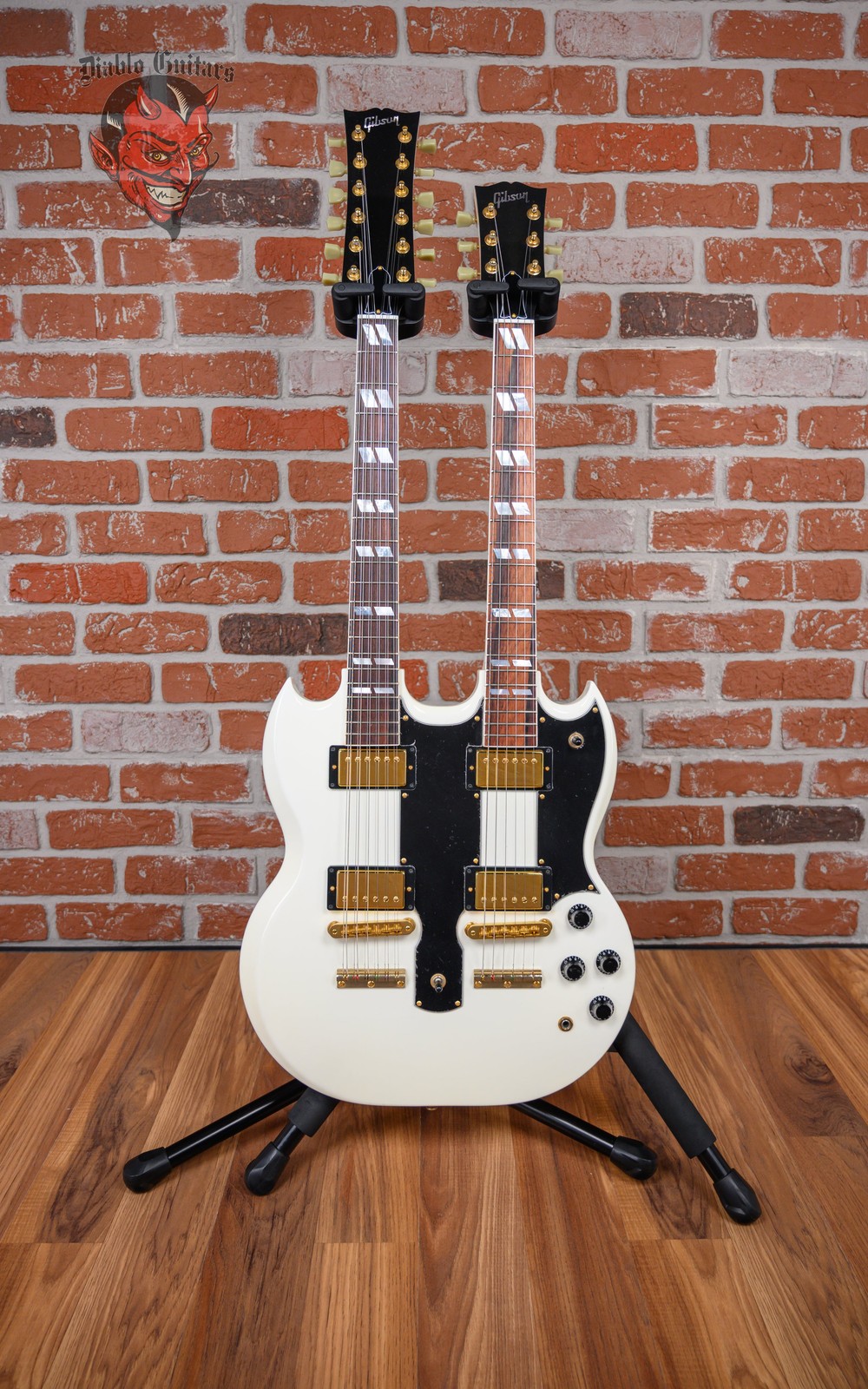 Gibson Custom Shop EDS-1275 Double Neck Alpine White 2008 w/OHSC
