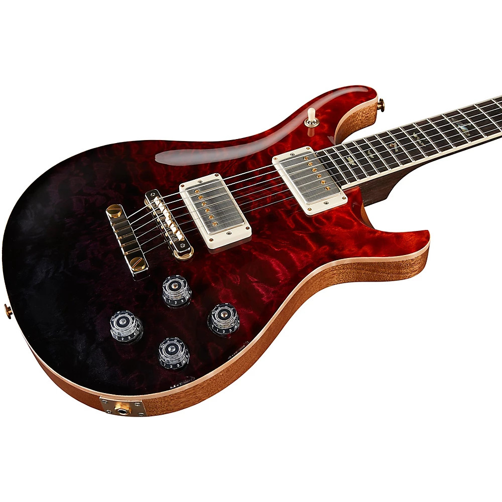 PRS Wood Library McCarty 594 Guitar Fire Red to Gray Black Fade 197881469856 RF