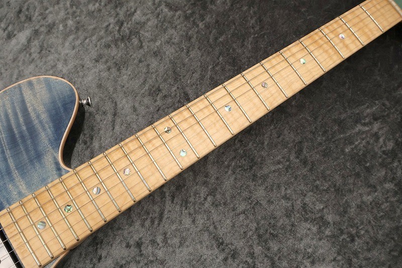 Sugi Custom Order DS496FM EX Grade Exotic Maple/HM/Ash Sandy Beach Blue #S250128