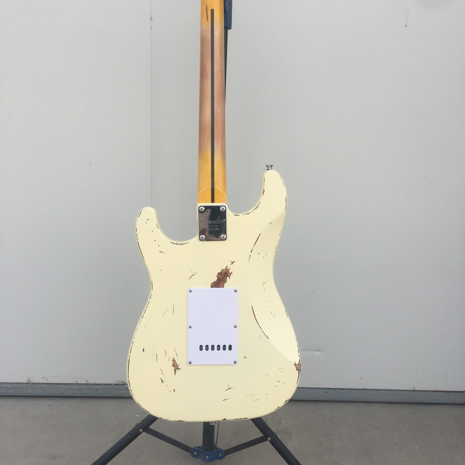 Cream 3TS Aged top Solid Body Electric Guitar Stainless Frets Chrome part fast