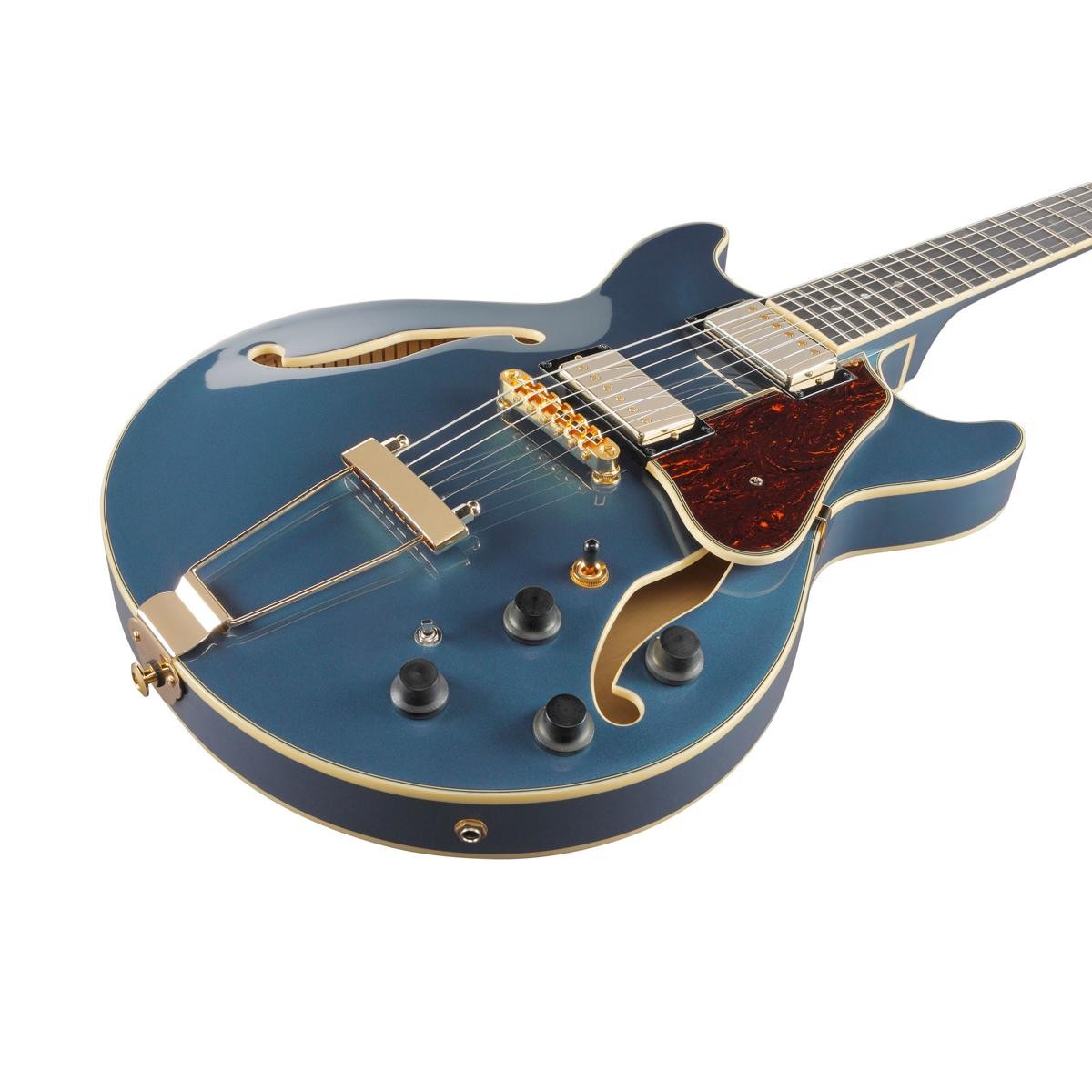 Ibanez AM Artcore Expressionist AMH90 Hollow-Body Electric Guitar, Prussian Blue