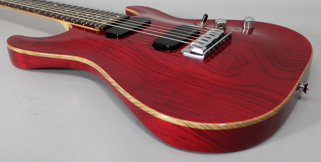 1998 Schecter Sunset 7 In Red Finish