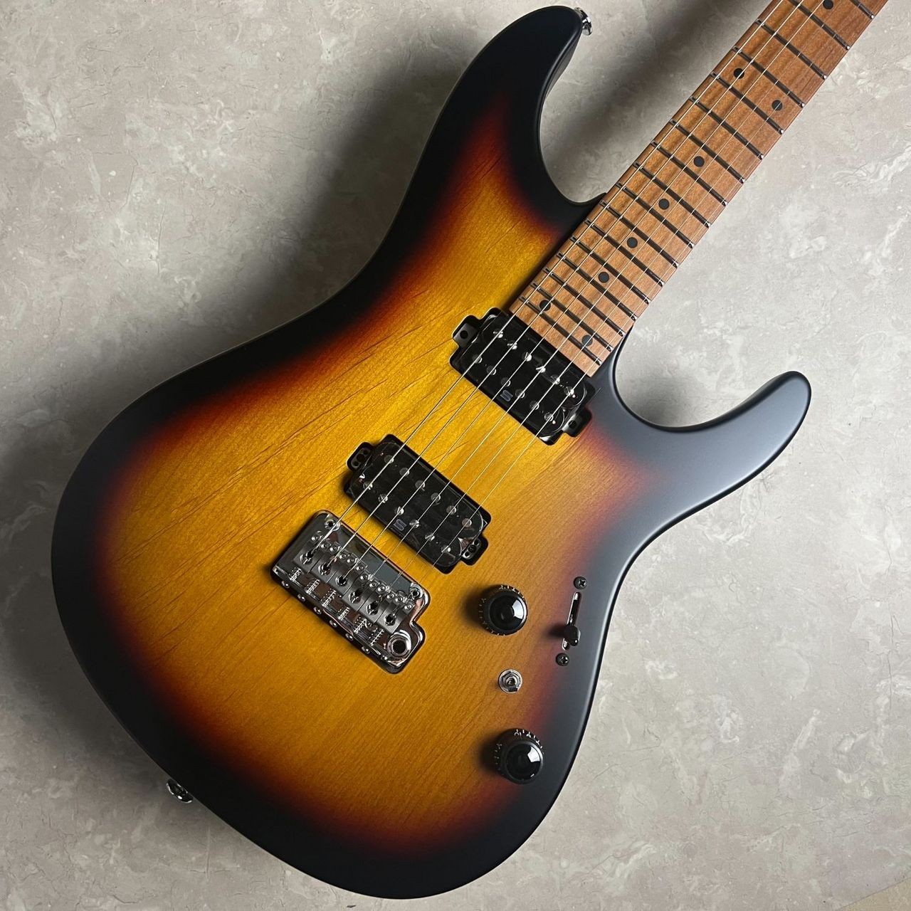 Ibanez AZ2402 Tri Fade Burst Flat Electric Guitar Stainless Fret Used