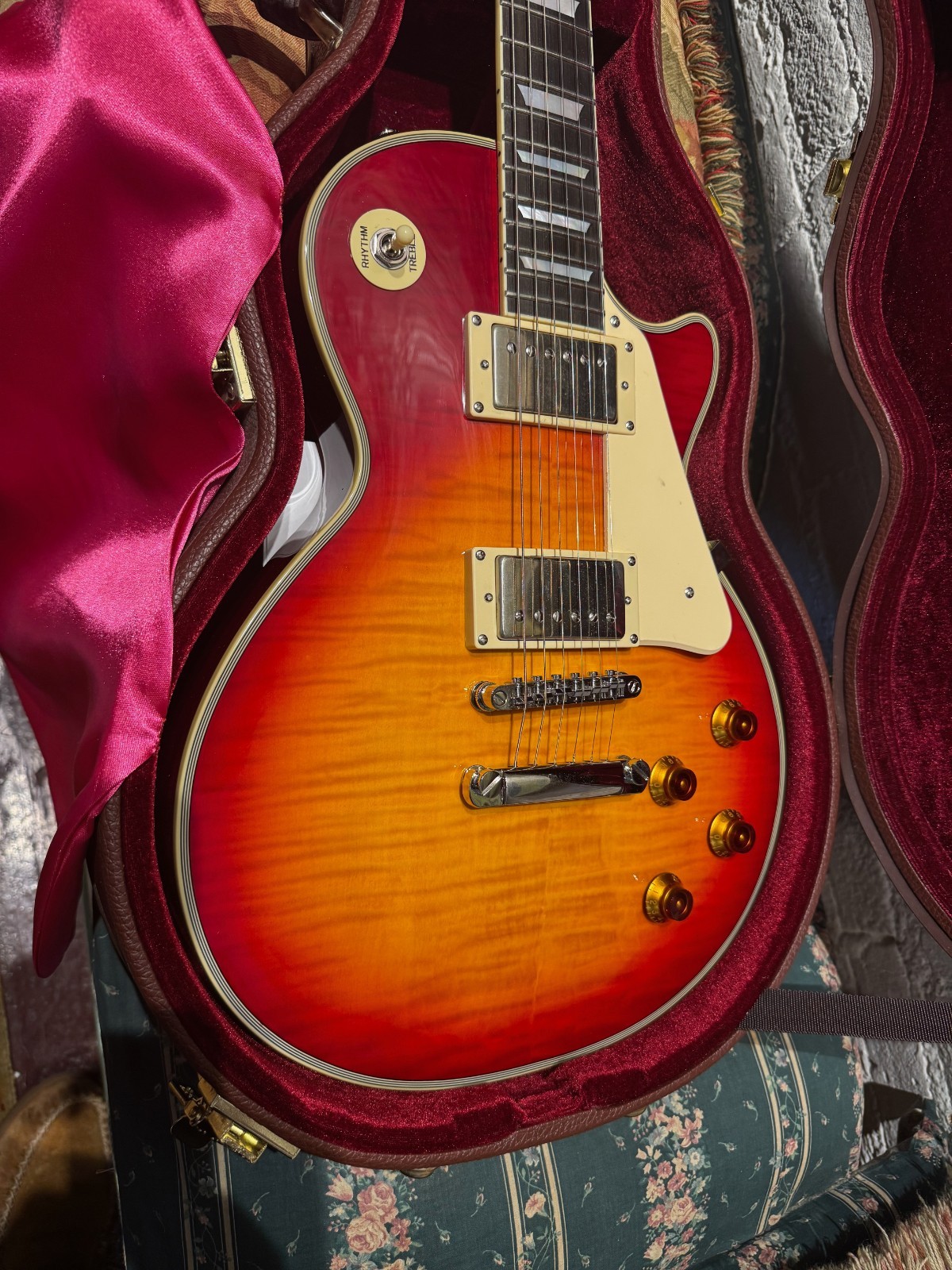 Agile AL-3100 CSBF ELECTRIC GUITAR FLAME MAPLE TOP Very Solid, MINT + High End