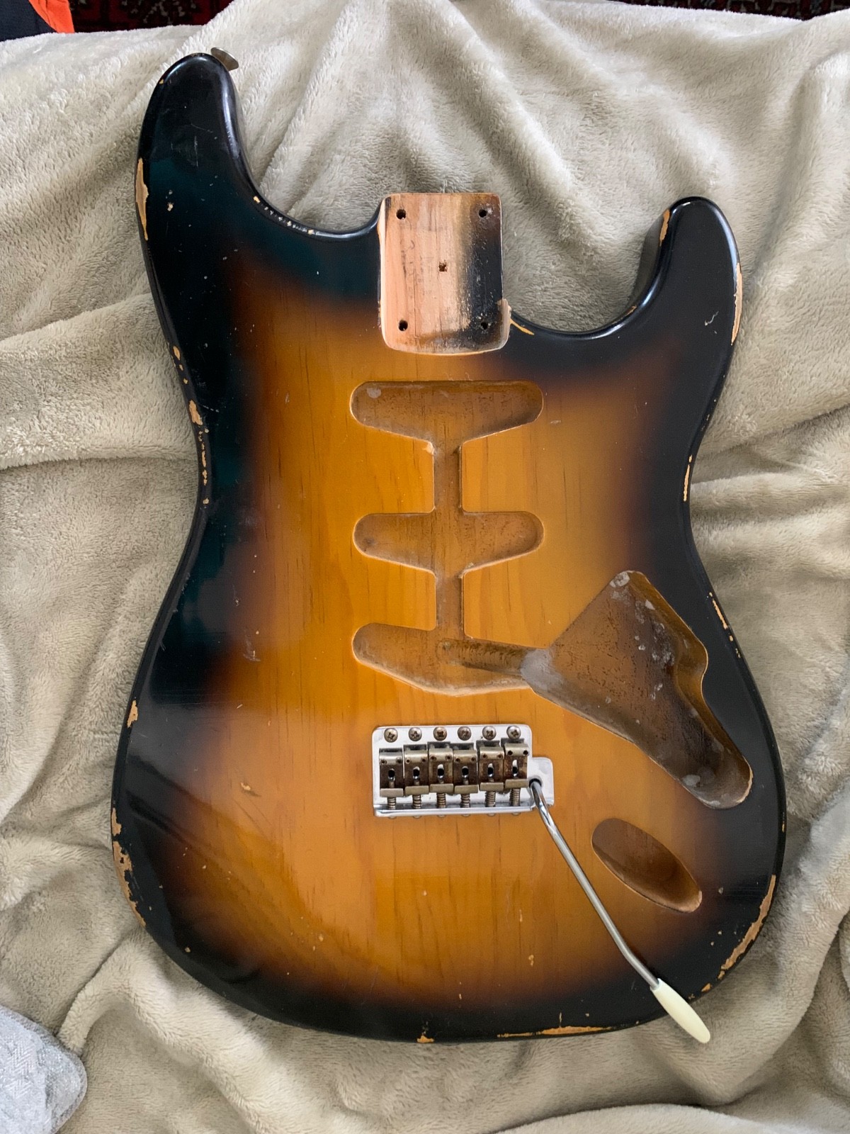 Relic 1960’s style Fender Stratocaster MJT Body and Fender USA parts