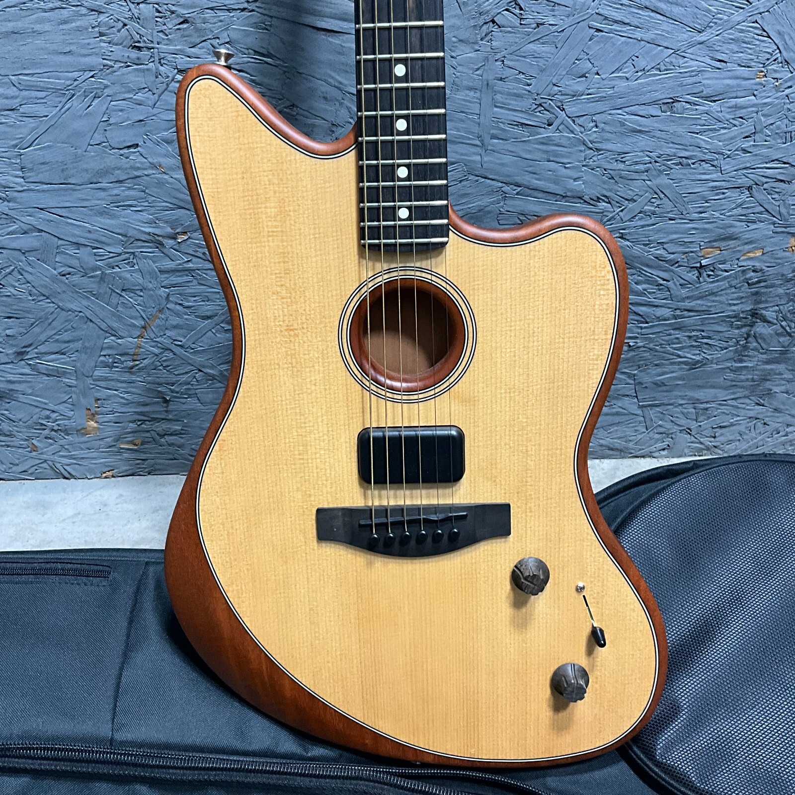 2021 Acoustasonic Telecaster 6 String Ebony Fingerboard Electric Fender Guitar