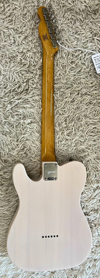 Squier by Fender Classic Vibe 50s Telecaster with Maple Fretboard, White Blonde